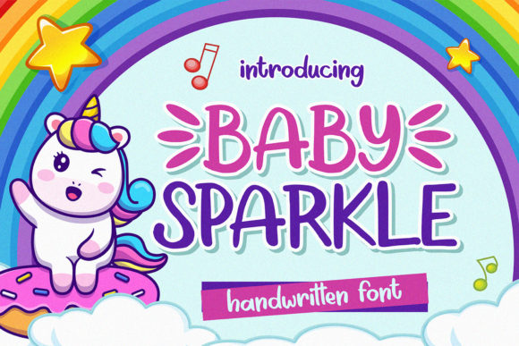 Baby Sparkle: A Playful Font for Lively Editorial Designs
