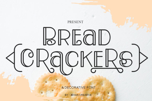 Bread Crackers: A Stylish Display Font for Small Business Branding