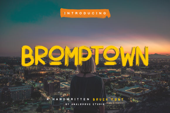 Bromptown: A Stylish Script Font for Modern Web Design Projects