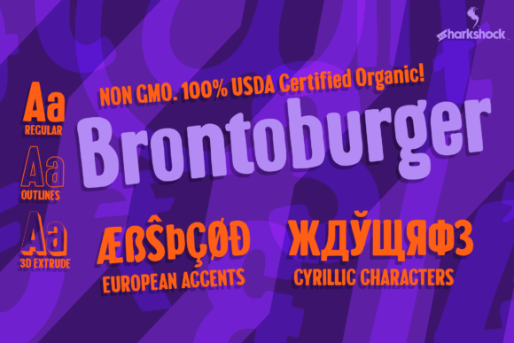 Brontoburger: A Stylish Display Font That Elevates Your Business Branding