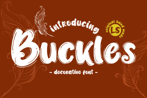 Buckles: A Stylish Display Font for Modern Editorial Design