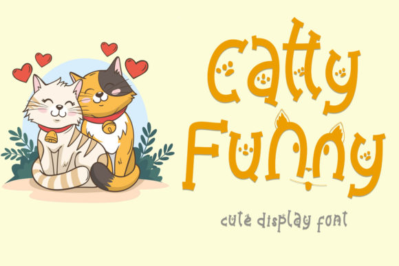 Catty Funny Font: A Playful Display Typeface for Business Branding