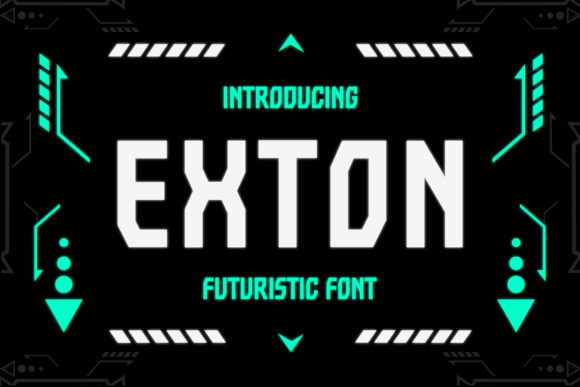 Exton: A Futuristic Display Font That Elevates Your Brand