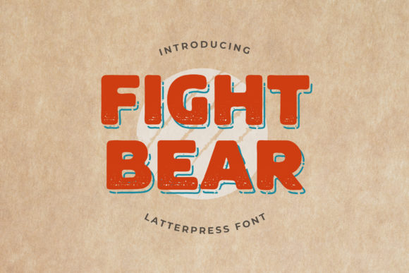 Fight Bear: A Bold Display Font for Standout Branding Projects