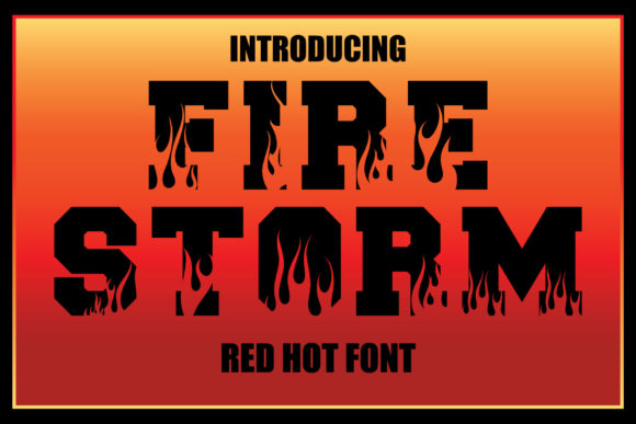 Firestorm: A Bold Display Font for Impactful Web Design