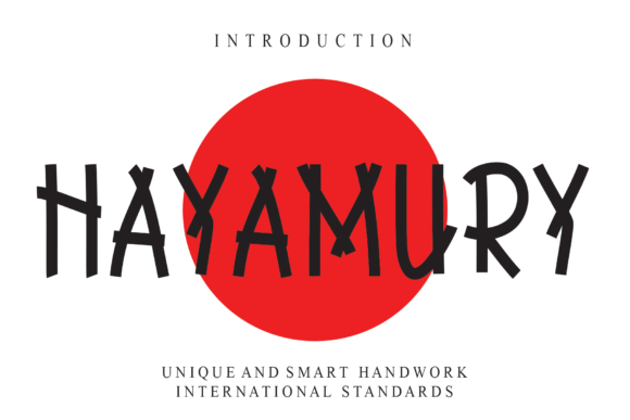Hayamury: A Display Font That Elevates Small Business Branding