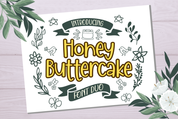Honey Buttercake: A Sweet & Versatile Display Font for Crafters and Sellers