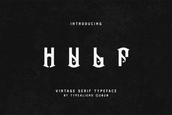 Hulf: A Stylish Display Font That Elevates Modern Web Design