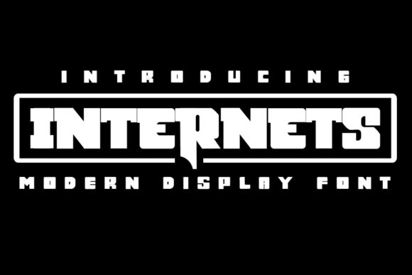 Internets: A Bold Display Font That Elevates Brand Typography