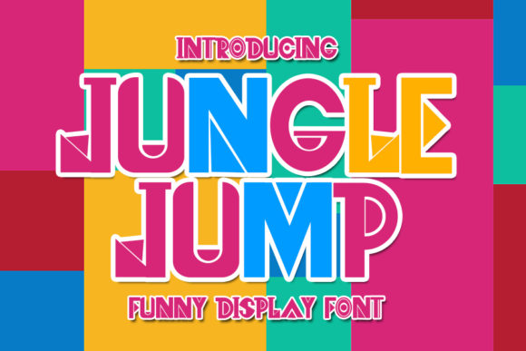 Jungle Jump Font: A Playful Display Typeface for Small Business Branding