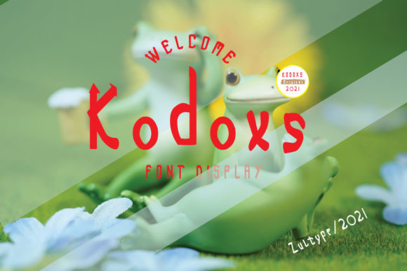 Kodoxs: A Playful Display Font for Web Designers and Digital Makers