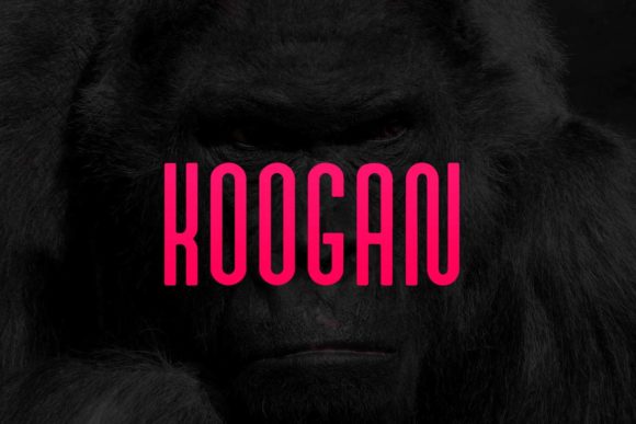 Koogan: A Bold Display Font with Design Potential