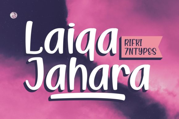Laiqa Jahara: A Distinctive Display Font for Editorial Design