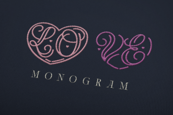 Lo-Ve Monogram: A Designer’s Go-To Display Font for Personalized Branding Projects