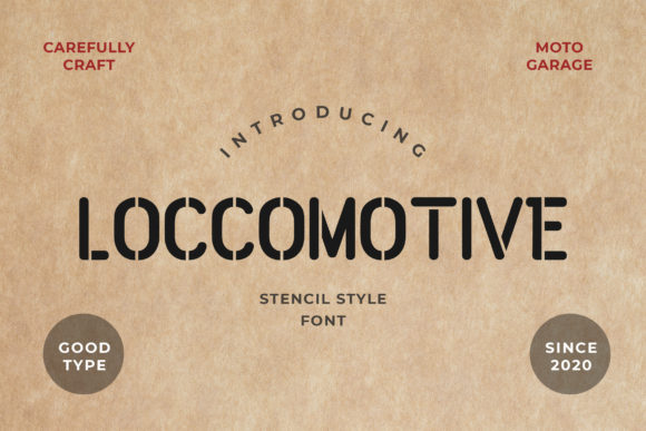 Loccomotive: A Vintage Display Font That Elevates Editorial Design
