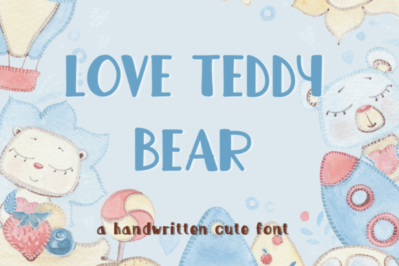 Love Teddy Bear: A Display Font That Elevates Small Business Branding