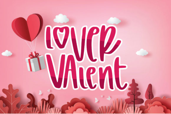 Lover Valent: A Jolly Display Font for Scroll-Stopping Marketing Design