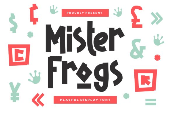Mister Frogs: A Designer’s Take on This Playful Display Typeface