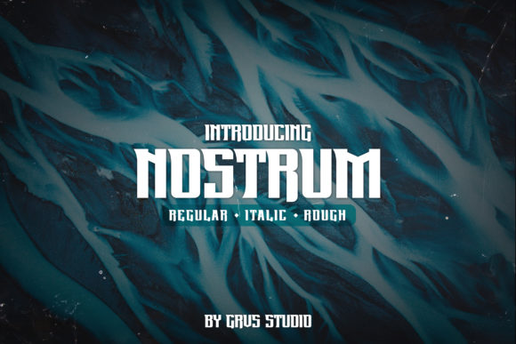 Nostrum: A Bold Display Font for High-Impact Campaign Design