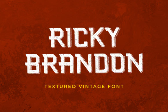 Ricky Brandon: A Bold Display Font for High-Impact Design