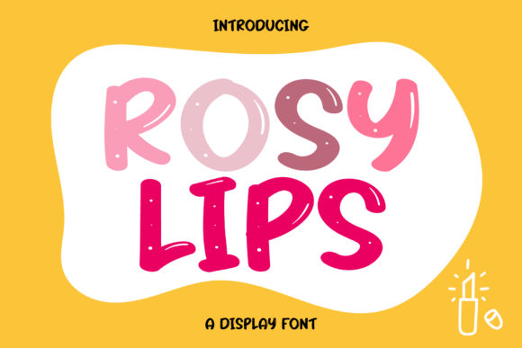 Rosy Lips: A Bold Display Font for Modern Web Design