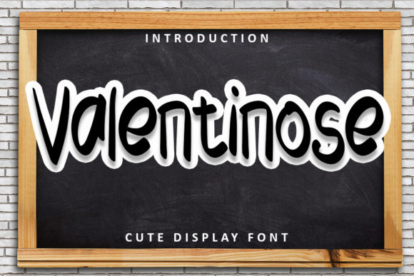 Valentinose: A Magical Display Font for Editorial Design and Digital Publishing